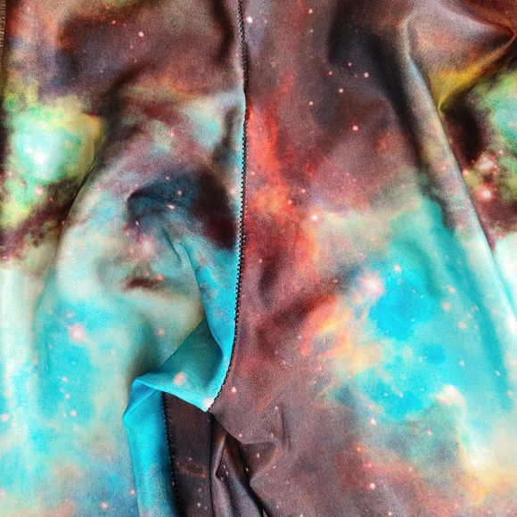 Blackmilk Galaxy Green Leggings - Picture 4 of 5